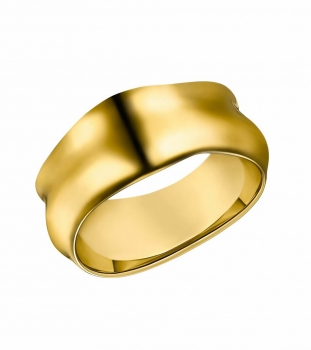 s.Oliver Damenring 2033978 Gold Fingerring Gr.58 Damen Ring Schmuckring