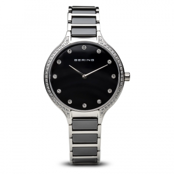 Bering Damenuhr 30434-742 Ceramic Uhr Silber Armbanduhr