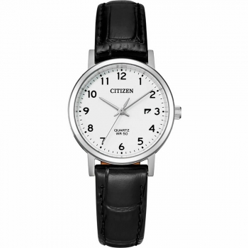 Citizen Damenuhr EU6090-03A Armbanduhr Uhr Gold Leder Sekunde Datum
