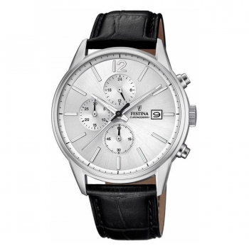 Festina Herrenuhr F20284-1 Chronograph Armbanduhr Uhr Klassic Leder