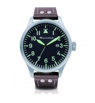 Messerschmitt Herrenuhr ME-47XLB Uhr Armbanduhr Fliegeruhr Beobachter XL