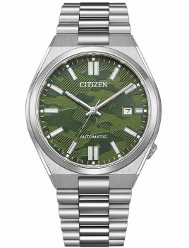 Citizen Herrenuhr NJ0159-86X Automatik Armbanduhr Uhr Silber 40 Std Gangreserve