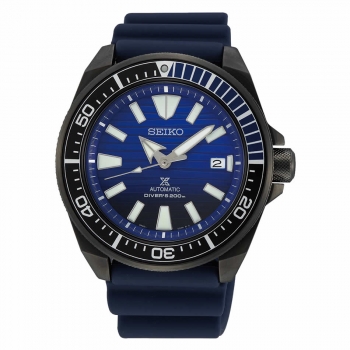 Seiko Herrenuhr SRPD09K1 Samurai Prospex Automatic Diver Armbanduhr Special Edition