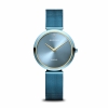 Bering Damenuhr 18132-Charity1 Blau Uhr Armbanduhr Schmuckuhr Saphirglas
