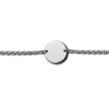 M&M Damen Armband MB3214-120 Silber Armkette Kreis