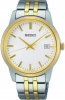 Seiko Herrenuhr SUR402P1 Armbanduhr Uhr Bicolor Datum