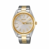 Seiko Herrenuhr SUR446P1 Armbanduhr Schmuckuhr Uhr Gold Silber