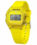 iceWatch 022891 ICE digit retro - Electric yellow - Clear Digitaluhr Armbanduhr Gelb