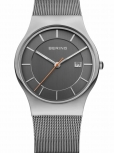 Bering Herrenuhr 11938-007- Herren Uhr Armbanduhr Silber