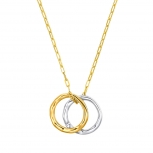 Joop Damen Kette 2033960 Halskette Gold Halsschmuck 60 cm Ringe