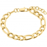 s.Oliver Damen Armband 2038009 Armkette Gold Figaro