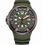 Citizen Herrenuhr BJ8057-17X Uhr Armbanduhr Solaruhr Eco-Drive Olive Promaster Dive