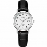 Citizen Damenuhr EU6090-03A Armbanduhr Uhr Gold Leder Sekunde Datum