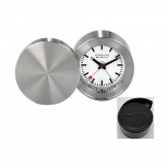 Mondaine Wecker MSM-64410 Tisch Uhr Bahnhofsuhr  WELLGAIN ALARM Travel Alarm Clock
