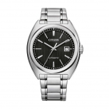 Citizen Herrenuhr NJ0100-71E Automatik Armbanduhr Uhr Silber 40 Std Gangreserve