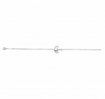 Silvertrends Damen Armband ST1366-1 Silber Armkette Anker Herz Armkette